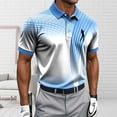 thumbnail image 4 of Zysthvn Casual Work Shirts for Men Polo Summer Tennis Mens Shirts Short Sleeve T Shirts Lapel Printed Tops, 4 of 5