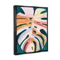 thumbnail image 4 of Stupell Industries Leaf in Abstract Hues Botanical & Floral Painting Black Floater Framed Art Print Wall Art, 17 x 21, 4 of 10