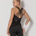 thumbnail image 1 of Women's Open Back Workout Athletic Yoga Tank Tops with Built in Bra, 1 of 7