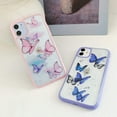 thumbnail image 6 of iPhone Xs Butterfly Case, Cute Pretty Butterfly Glitter Shockproof Soft Silicone Clear Girls Women Cover Case for iPhone X XS-Pink, 6 of 11