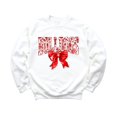thumbnail image 4 of Trendy Bulldogs Sweatshirt for Women and Youth Girls Red Bow School Football Team Spirit Sweater White Sweatshirt Youth XS, 4 of 4