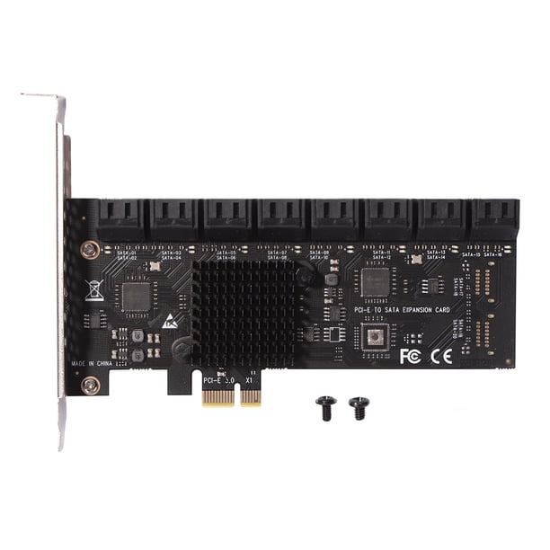 Adaptador PCIE SA3116J 16 puertos 6Gbps PCI-Express X1 a tarjeta de expansión SATA 3.0 FLhrweasw