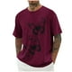 thumbnail image 1 of Camisetas de Manga Larga para Hombre de Algodón, Impresión Cuello Redondo Moda Casual Camisetas de Manga Corta para Diario Y Casual, 1 of 5