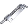 thumbnail image 3 of 4X Hardware Spring Loaded Metal Security  Bolt  3.5 inch Long Silver Tone, 3 of 8
