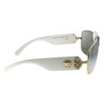 thumbnail image 3 of Versace Squared Baroque VE 2207QA Metal Unisex Square Sunglasses Gold White 38mm Adult, 3 of 3