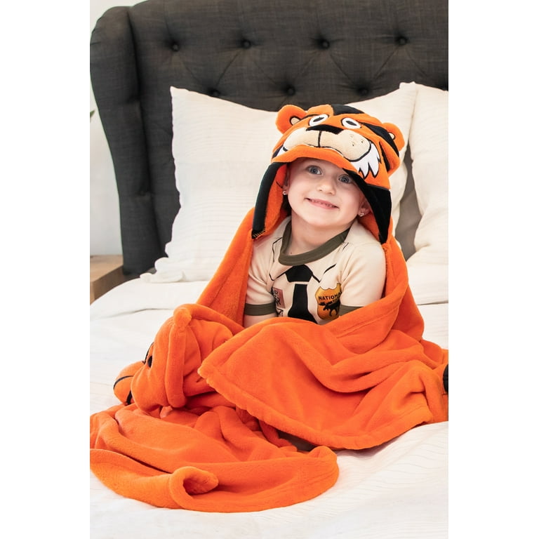 Lazy One Kids Hooded Blanket Critter Yeti