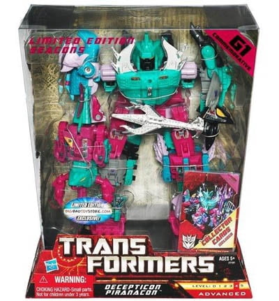 Transformer トランスフォーマー Piranacon 海外限定 Transformers Commemorative Seacons Decepticon Piranacon Action