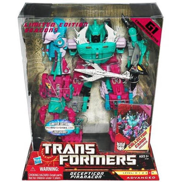 Transformers Commemorative Seacons Decepticon Piranacon Action