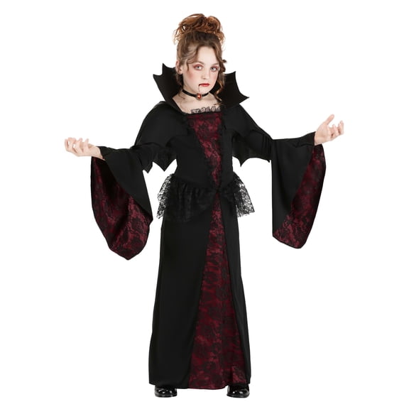 Girl's Royal Vampire Sustainable Materials Costume