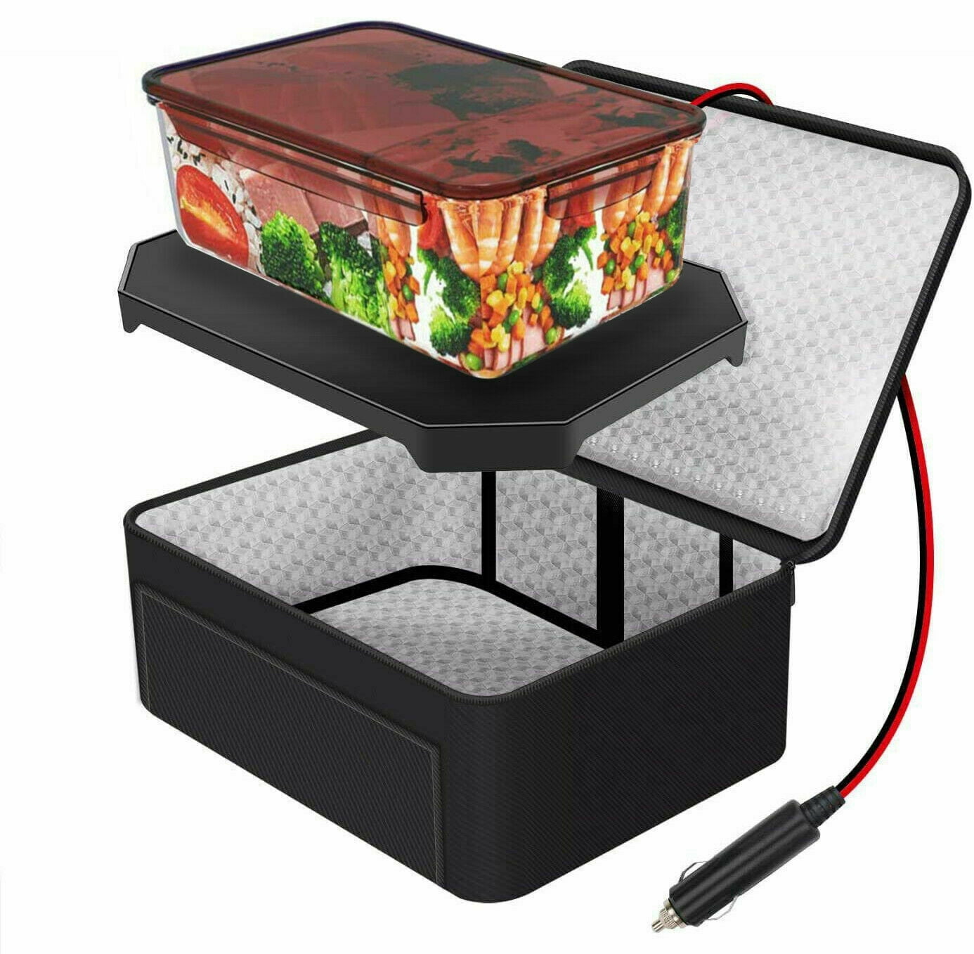 Details about   Portable Food Warmers Electric Heater Lunch Box Mini Oven Travel 120V Office 