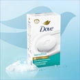thumbnail image 4 of Dove Beauty Bar More Moisturizing Than Bar Soap for Softer Skin, Fragrance Free, Hypoallergenic Sensitive Skin With Gentle Cleanser 3.75 oz, 8 Bars, 4 of 9