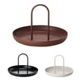 thumbnail image 6 of Round Jewelry Tray Home Table Meal Ring Trays Storage Sundries Tray With Handle Home Decor, 6 of 7