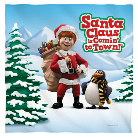 Santa Claus Is Comin To Town Christmas Song Carol Movie Bandana - Walmart.com