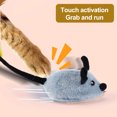 thumbnail image 3 of Visland 1 Set Chat Jouet Rechargeable LED Simulation Souris Jouet Réaliste Mouse en Mouvement avec Plume Queue Animaux de Compagnie Fournitures, 3 of 7