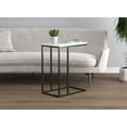thumbnail image 4 of Safdie & Co. Accent Table C-Shaped Marble Black Metal, 4 of 4