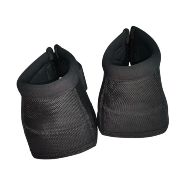 1 par de botas de campana para caballos de envoltura rápida, equipo equino grueso, resistente al desgarro, para entrenamiento Medio