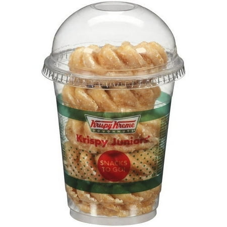 Krispy Kreme Doughnuts Krispy Juniors Snacks To Go! Glazed Mini Cruller, 4 oz
