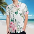 thumbnail image 5 of High Quality Hawaiian Shirts for Men Short Sleeve Aloha Beach Shirt Floral Summer Casual Button Down Shirts Blouses 8WM9K9, 5 of 7
