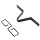 thumbnail image 1 of Hook de la Cadena de Lluvia, Clip de Canalones de la Cadena de Lluvia de Hierro Black Universal Zinc Proceso para Bajante, 1 of 7