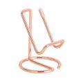 thumbnail image 1 of 2 soportes para tarjetas de visita para escritorio, soporte elegante para oficina, escritorio, tarjetero, soporte para teléfono celular para suministros de oficina en el hogar (oro rosa), 1 of 5