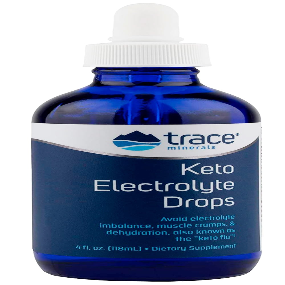 Trace Minerals Keto Electrolyte Drops Full Spectrum Electrolytes to Avoid Dehydration