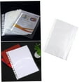 thumbnail image 6 of Niceauty 100Pcs Sheet Protector for Binder with 11 Hole Punched Design Clear Both Sides for Documents, 6 of 8