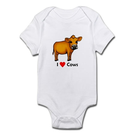 

CafePress - I Love Cows Infant Bodysuit - Baby Light Bodysuit