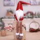 thumbnail image 4 of Pierna larga Árbol de Navidad Muñeca Navidad Pequeño Papá Noel Gnomo Vaso Juguete Colgar Asistente Mostrar ventana Fotografía Regalo de vacaciones Rojo Gris Verde Methold ZHF0243, 4 of 7