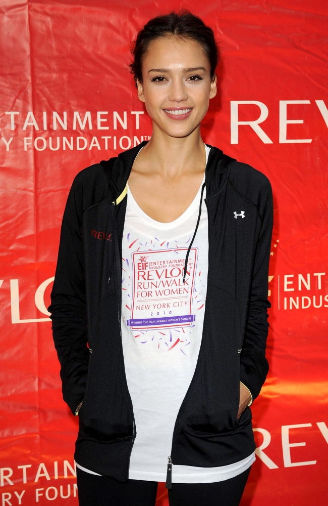 Jessica Alba At A Public Appearance For 13Th Annual Eif Revlon RunWalk For Women Times Square To Central Park New York Ny May 1 2010 Photo By Kristin CallahanEverett Collection Celebrity - image 1 of 1
