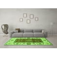 thumbnail image 3 of Ahgly Company Indoor Rectangle Abstract Green Modern Area Rugs, 2' x 4', 3 of 4