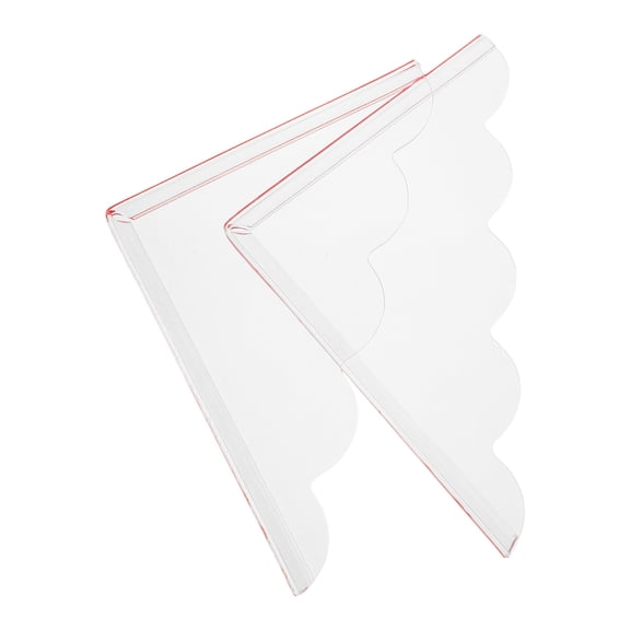 ETHZZLE 1 Pair Acrylic Shower Splash Guard to Prevent Water Spills for Bathroom Use
