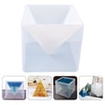 thumbnail image 3 of CIMAXIC 1Pc DIY Storage Case Mold Delicate Creative Organizer Box Pyramid Mold,6.85"X6.85"X6.1", 3 of 5