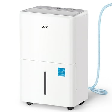 DuraComfort Dehumidifier for Basement with Drain Hose, Energy Star Max 115 Pints/Day for 4500 Sq Ft for Large Room, Powerful Humidity Control, Auto-restart(DOE Rating 50 Pint)