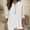 White, variant on Dasayo Green Womens Tops Trendy Leisure Long Sleeve Dressy Collared Solid Buttons Blouses Womens Blouses L