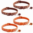 thumbnail image 2 of 4 Pack Cat Collars with Bells, HOMEIORA Kitten Collar, Breakaway Cat Collars with Safe Quick Release Buckle for Small Medium Kitty Cats, 2 of 7