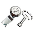thumbnail image 2 of Tubular Cam Locks, Toolbox Lock Replacement Lock, MS705-3B MS727 Cam Lock Keyed Alike, Cabinet Locks with Keys Security Storage Drawer File Mailbox, Zinc Alloy, 2 of 9