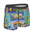 thumbnail image 3 of Kll Construction Machinery Men'S Cotton Boxer Briefs Underwear-Medium, 3 of 9