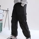 thumbnail image 1 of Odeerbi 7-15 Años Niñas Pantalones Cargo Impermeable Softshell Pantalones Cortavientos Color Sólido Casual Pantalones de Trabajo Con Bolsillo, 1 of 5
