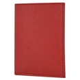 thumbnail image 2 of Men's Mini Slim Thin Bifold Genuine Leather ID Card Bill Holder Wallet (Red), 2 of 6