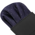 thumbnail image 4 of Men Pocket Square Pre-folded Suit Handkerchief Round Suit Handkerchief Decorative Pocket Square, 4 of 8