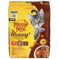 thumbnail image 4 of (2 pack) Meow Mix Gravy Coated Kibble Mix, Chicken Flavor Dry Cat Food, 13.5 Lb. Bag, 4 of 10