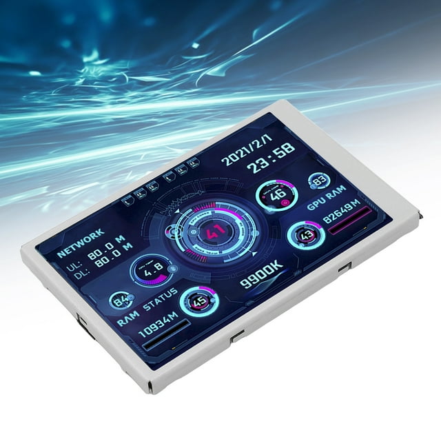 Computer Screen, Clear Display USB Type C Easy Operation Mini Monitor for Equipment