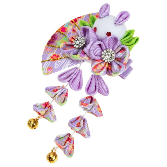 MEIBUTYUP Alloy Flower Hairpin with Tassels Hair Clip for Women Girls Special Occasions and Daily Hair Accessories
