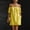 Yellow, variant on Linen Dress Women Women Dress Summer 2026 Solid Color Short Sleeve Off The Shoulder Regular Fit Maxi Dress for Women with Pockets for Professional and Smart Casual S-XXL