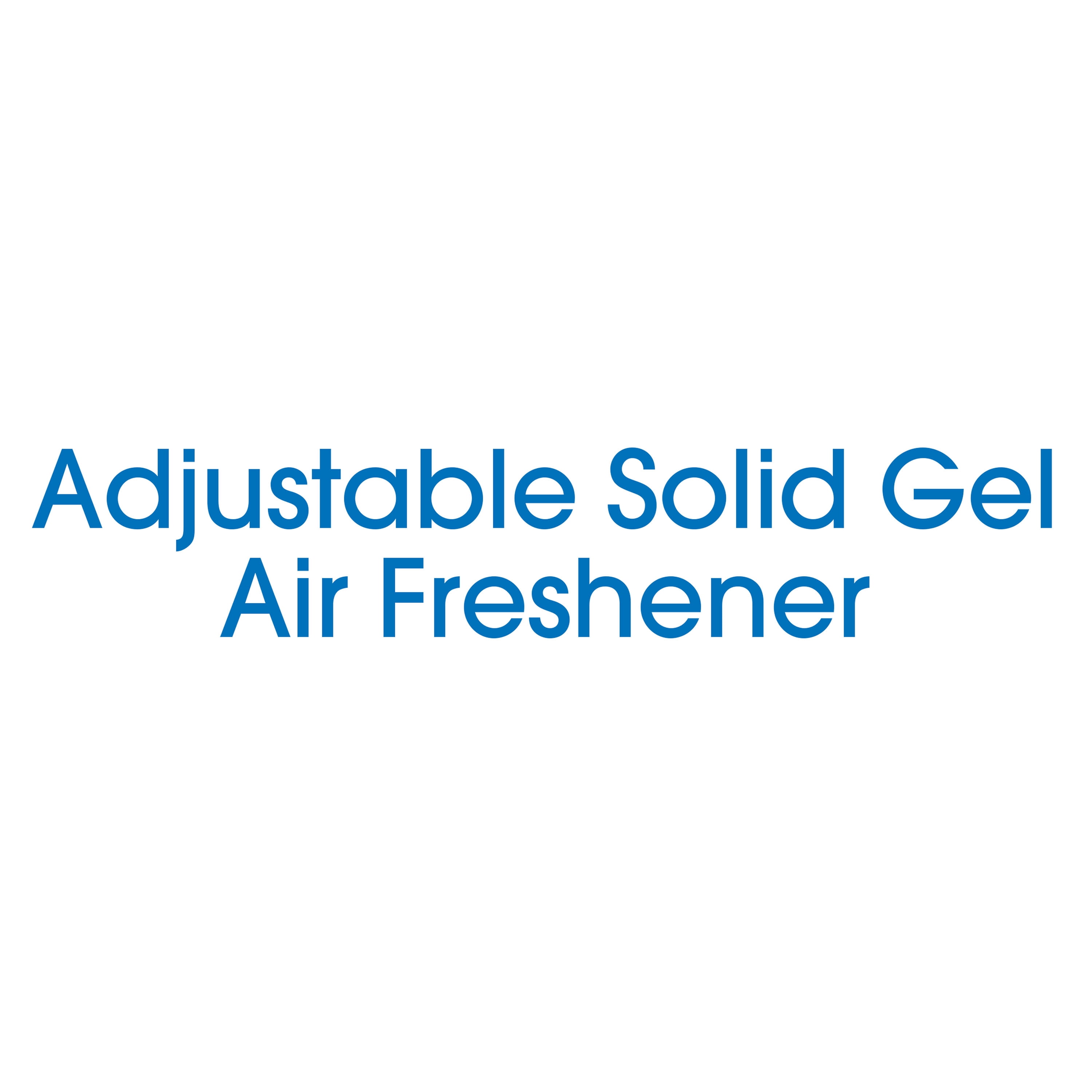 (12 pack) Great Value Adjustable Solid Gel Cone Air Freshener, Summer Peach, 7 oz
