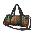 thumbnail image 1 of Easygdp Vintage Butterfly Green Bolsa de Viaje, Bolsa de Mano, Bolsa de Gimnasio, Bolsa de Equipaje para Viaje, 1 of 6