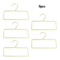 thumbnail image 3 of 5pcs Hanging Metal Clothes Hanger Square Shape Towel Rack Bathroom RObe Holder, 3 of 7