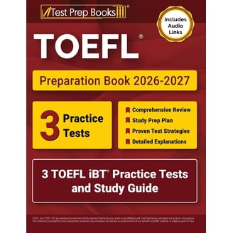 TOEFL Preparation Book 2024-2025: 3 TOEFL iBT Practice Tests and