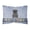 Black, variant on Pug Cream Welcome Canvas Fabric Decorative Pillow
