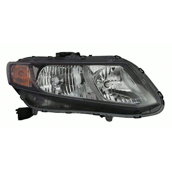 KAI New OEM Replacement Passenger Side Headlight Assembly, Fits 2013-2013 Honda Civic Coupe
